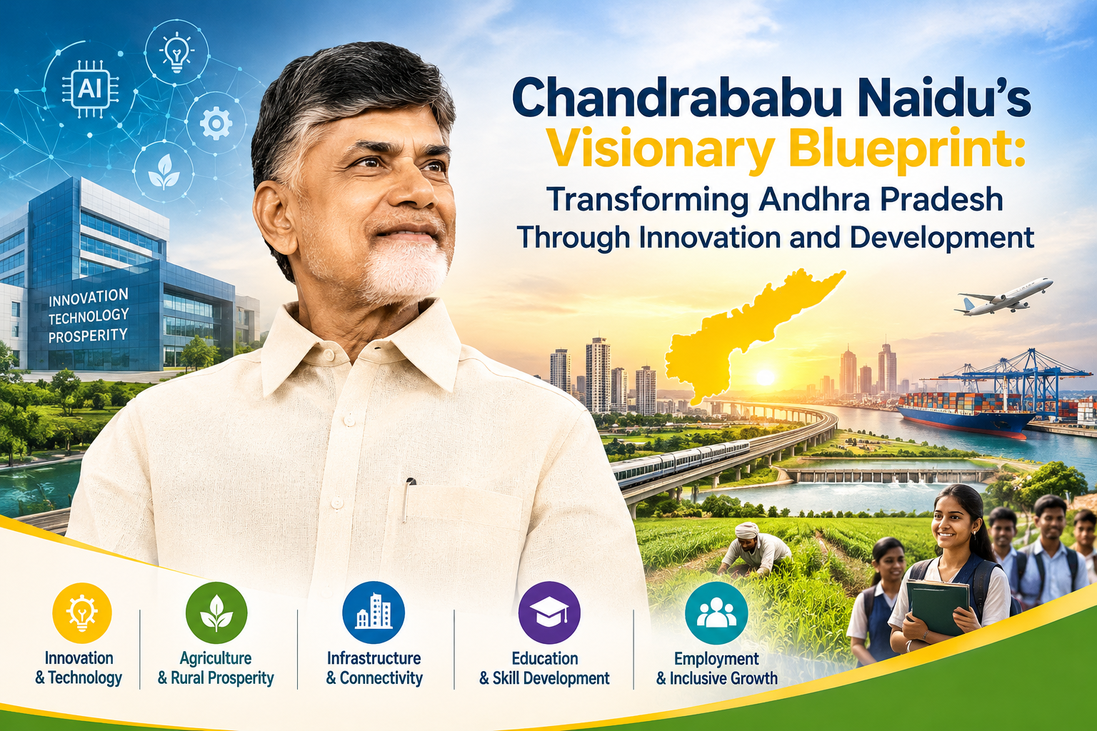 Chandrababu Naidu’s Visionary Blueprint: Transforming Andhra Pradesh Through Innovation and Development